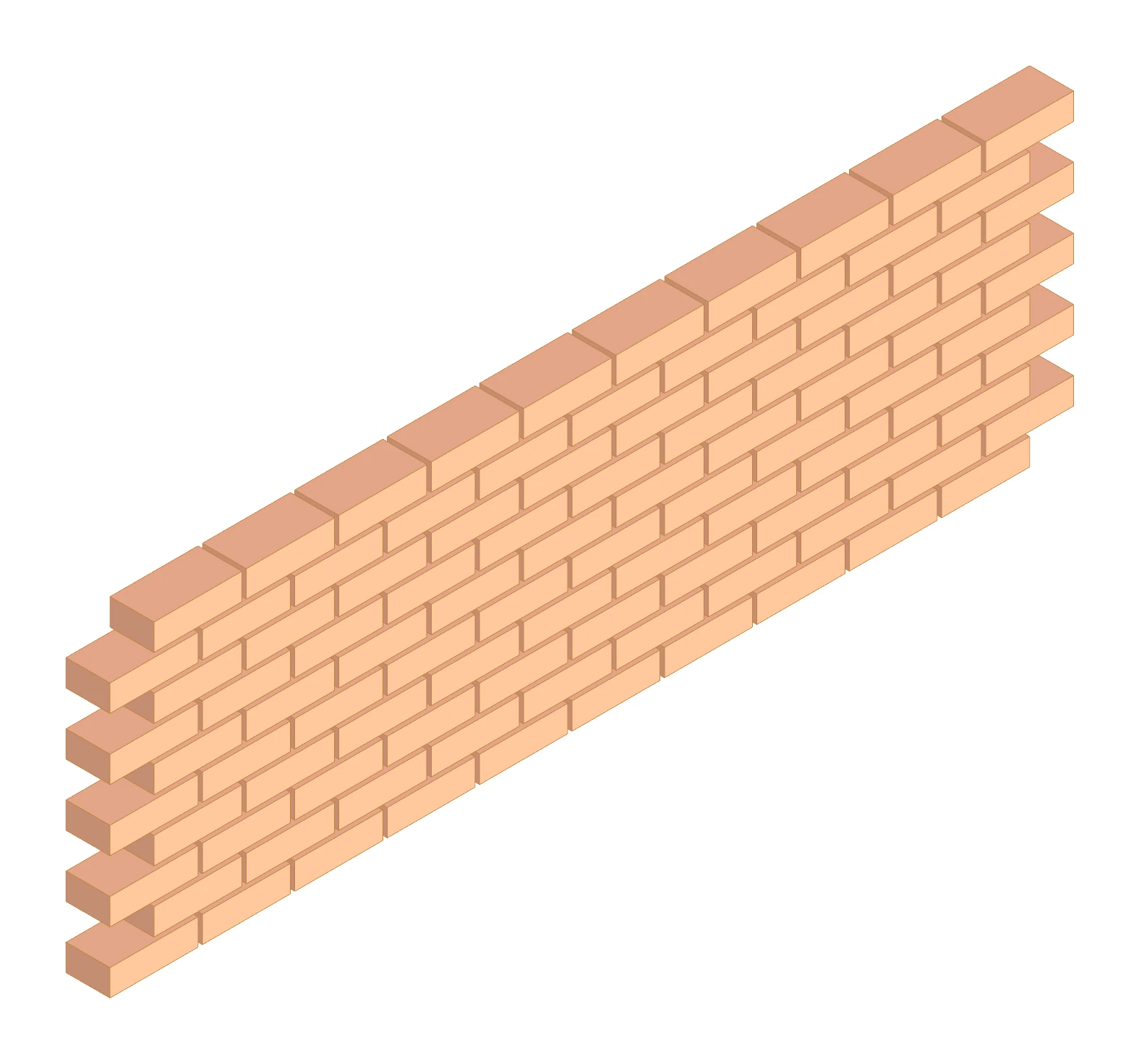 Stretcher bond with alternating half-length offsets, A01 submission image 1