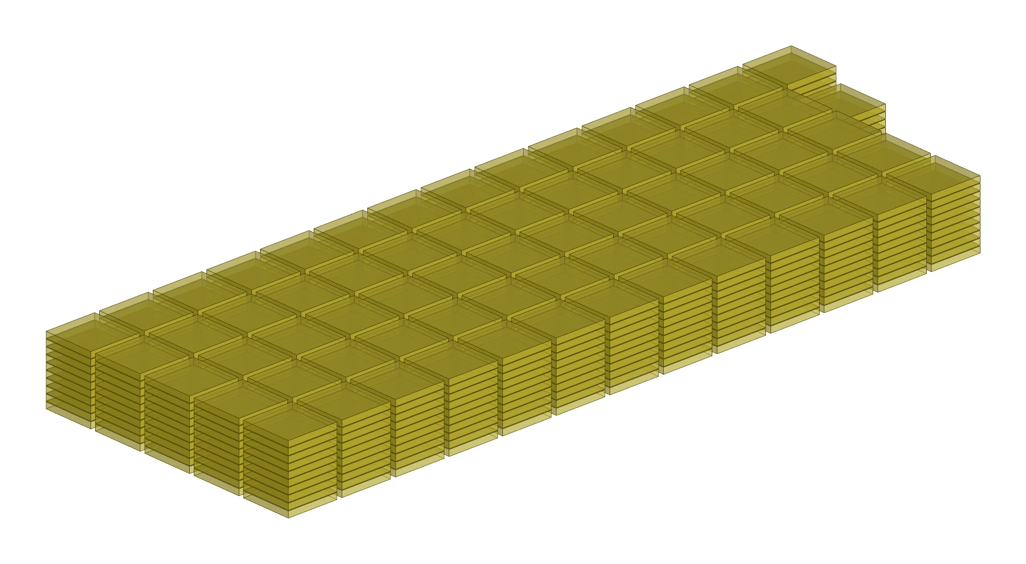 Copied building slabs arranged in stacks, A03 submission image 2