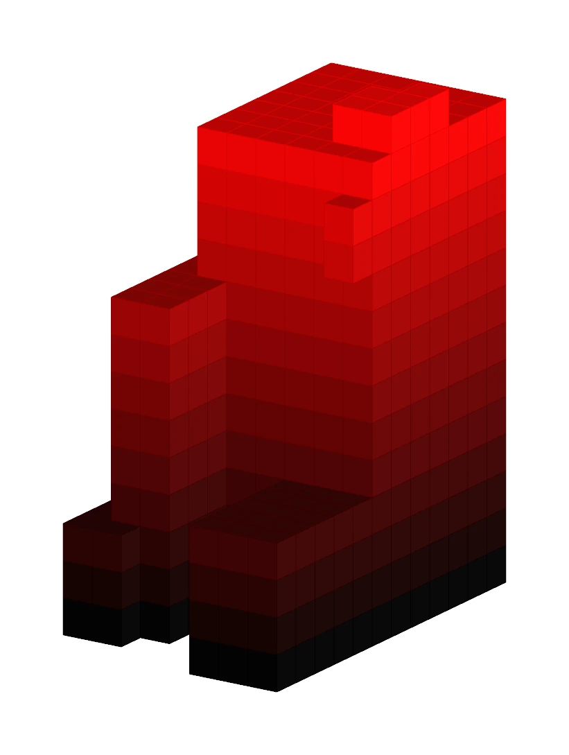 Filtered grid with height data shown in a red gradient, A02 submission image 1